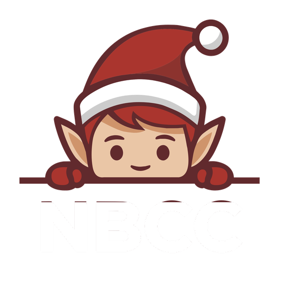 The NBCC logo with white lettering